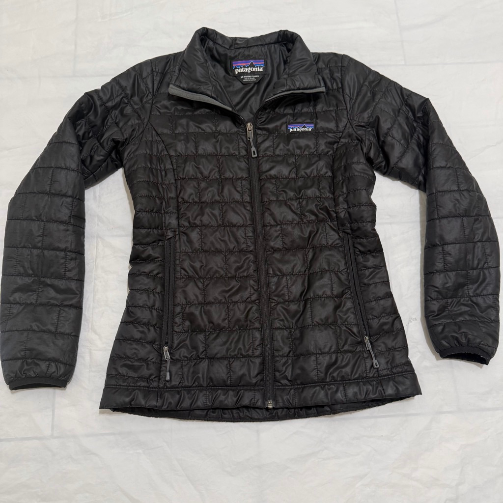 Patagonia Women’s Nano Puff Black Insulated Jacket Size Xs